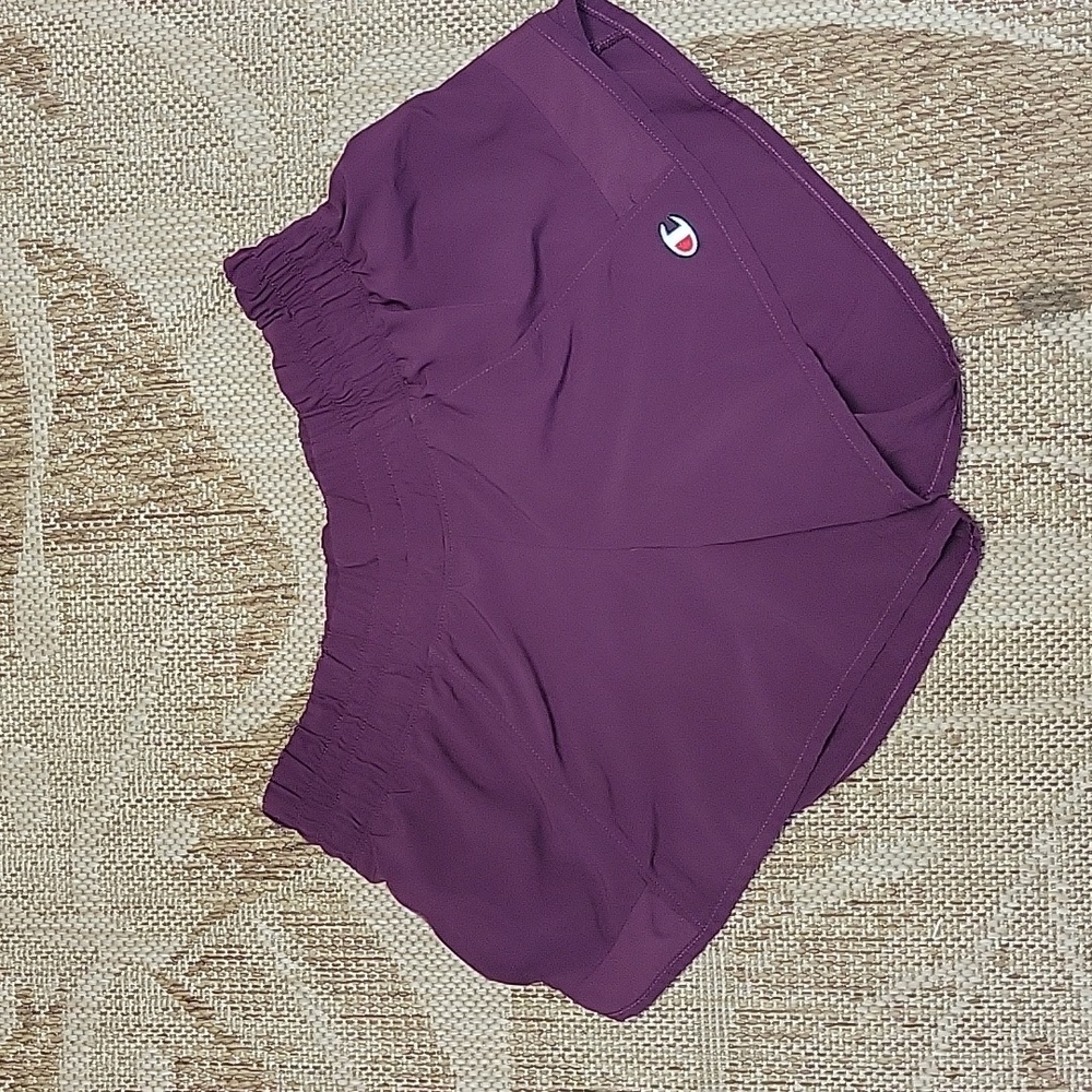 Champion Burgundy Running Shorts